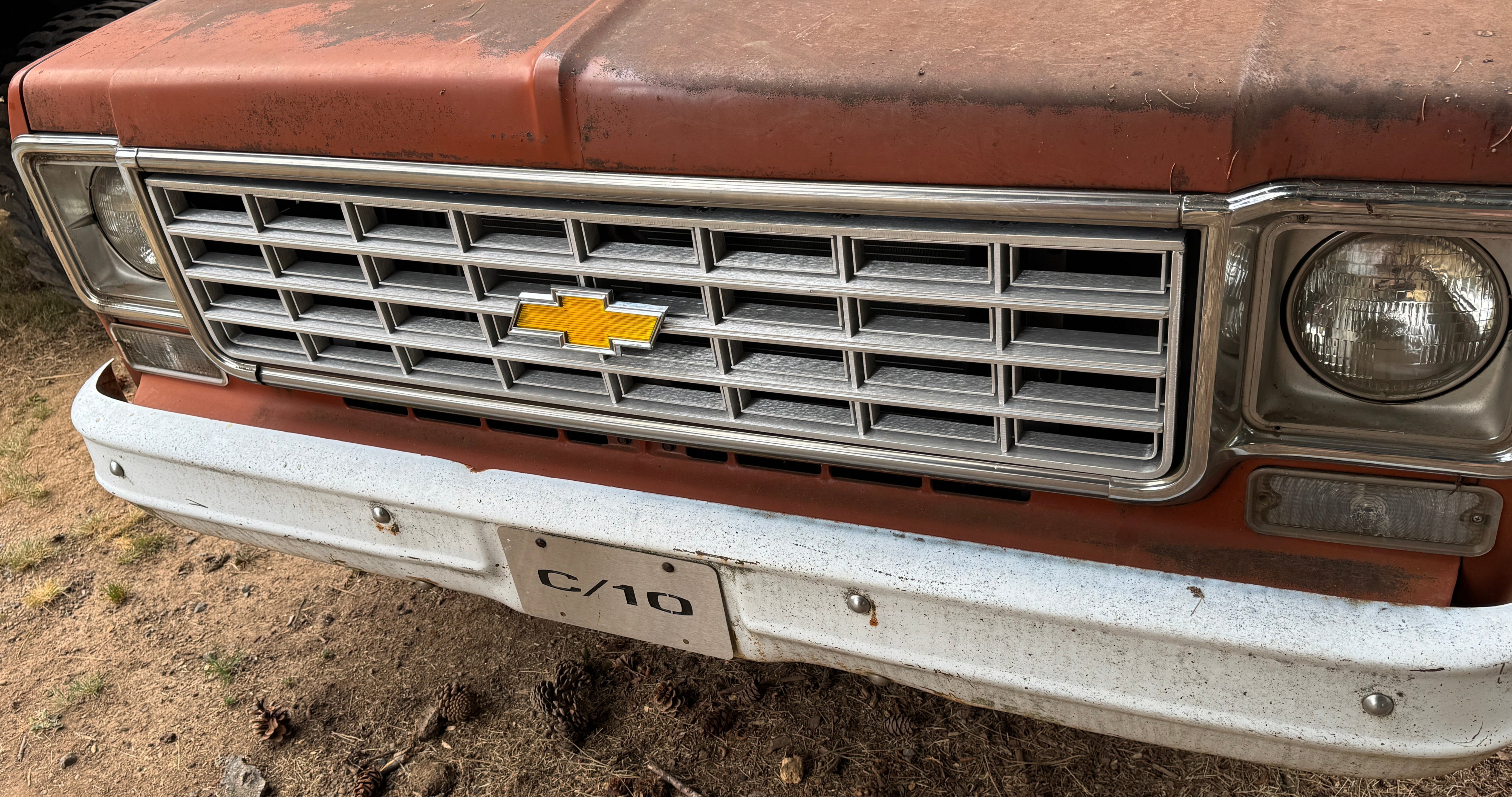 Grille AF (Aluminum Fabricated) 1975-76 Chevrolet Truck