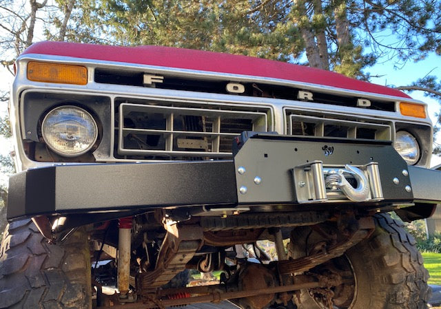 The 'GOAT' winch bumper | Engineered Vintage | Custom Winch Mounts & Recovery For Classic Trucks