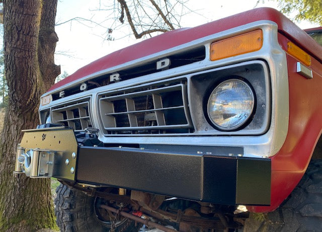 The 'GOAT' winch bumper | Engineered Vintage | Custom Winch Mounts & Recovery For Classic Trucks