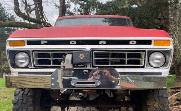 The 'GOAT' winch bumper | Engineered Vintage | Custom Winch Mounts & Recovery For Classic Trucks