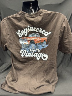 Engineered Vintage Beer Bottle Bronze Shirt