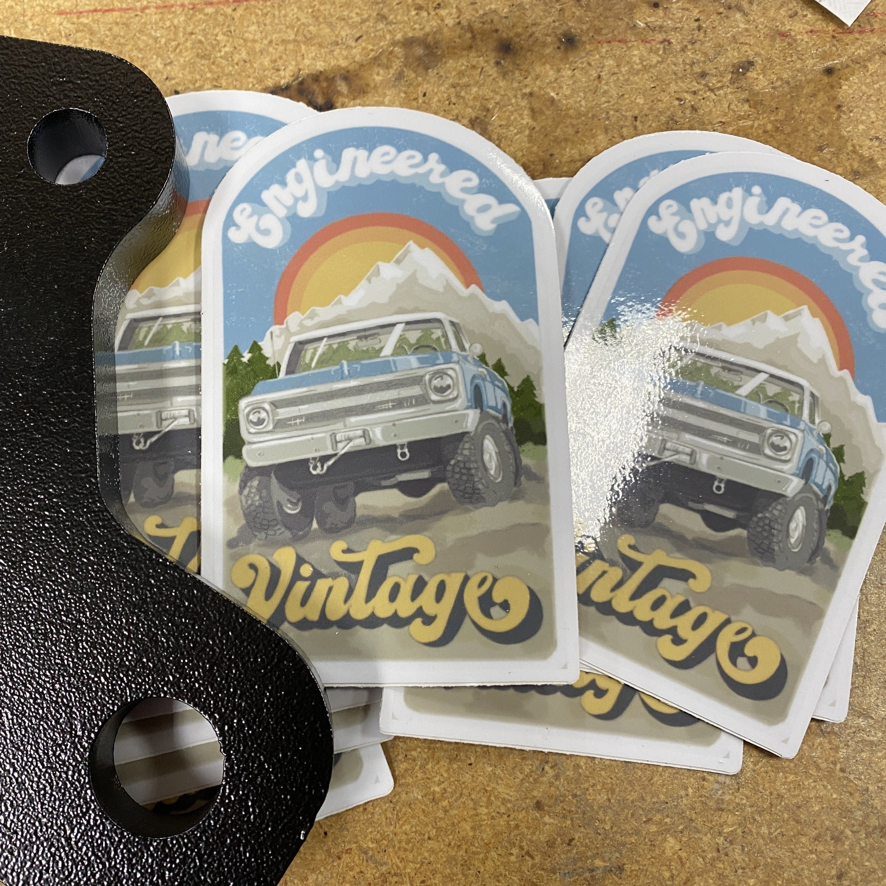 Engineered Vintage Sticker | Engineered Vintage | Custom Winch Mounts & Recovery For Classic Trucks