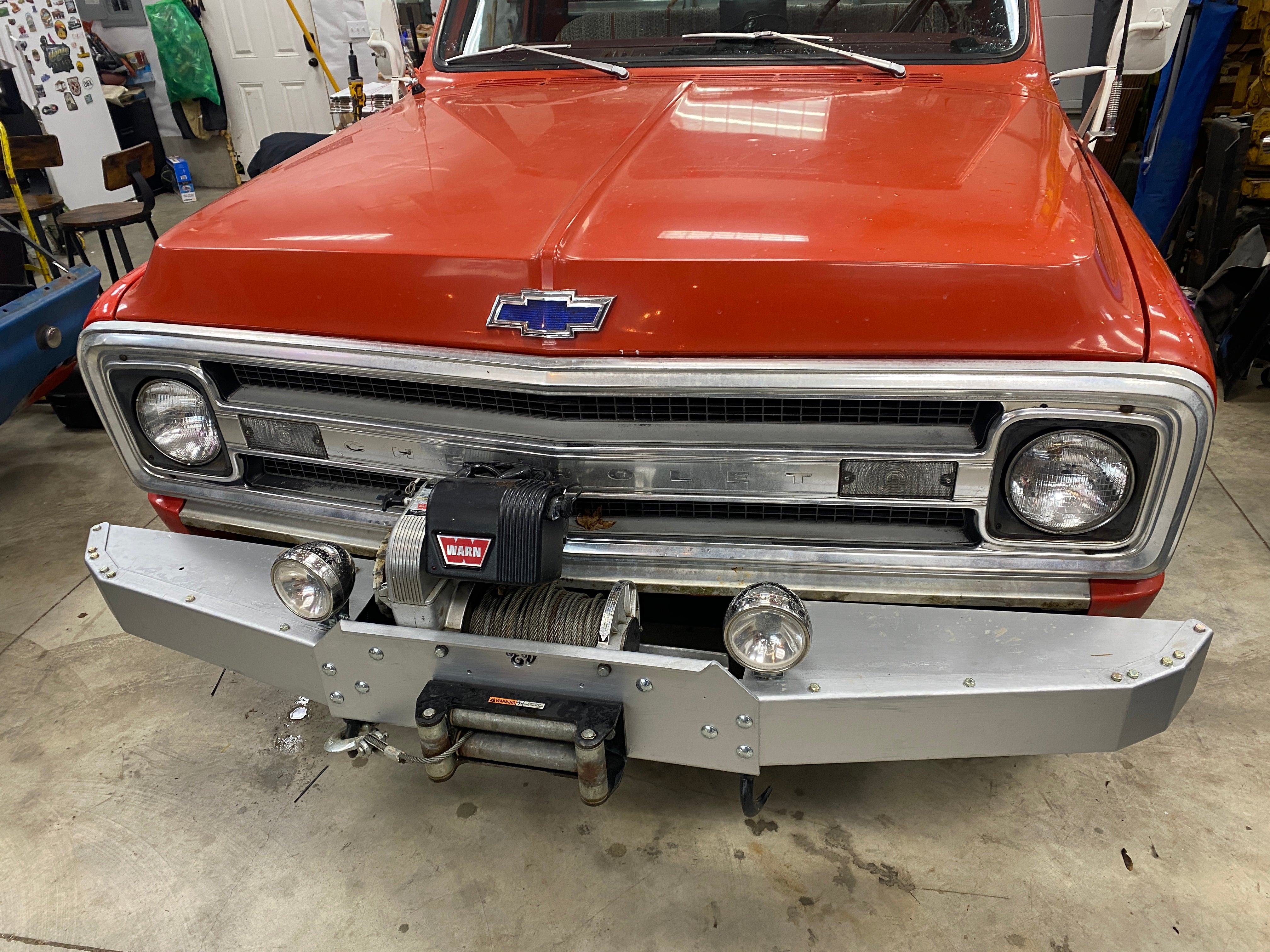 The 'GOAT' winch bumper | Engineered Vintage | Custom Winch Mounts & Recovery For Classic Trucks