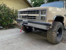 Load image into Gallery viewer, 1981-87 GM truck (&amp; 1981-91 K5 Blazer, Suburban, Crew, CUCV) Behind Bumper Winch Mount (BBWM) &amp; steering box reinforce kit
