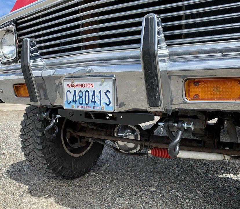1967-1972 GM truck Behind Bumper Winch Mount (BBWM) | Engineered Vintage | Custom Winch Mounts & Recovery For Classic Trucks